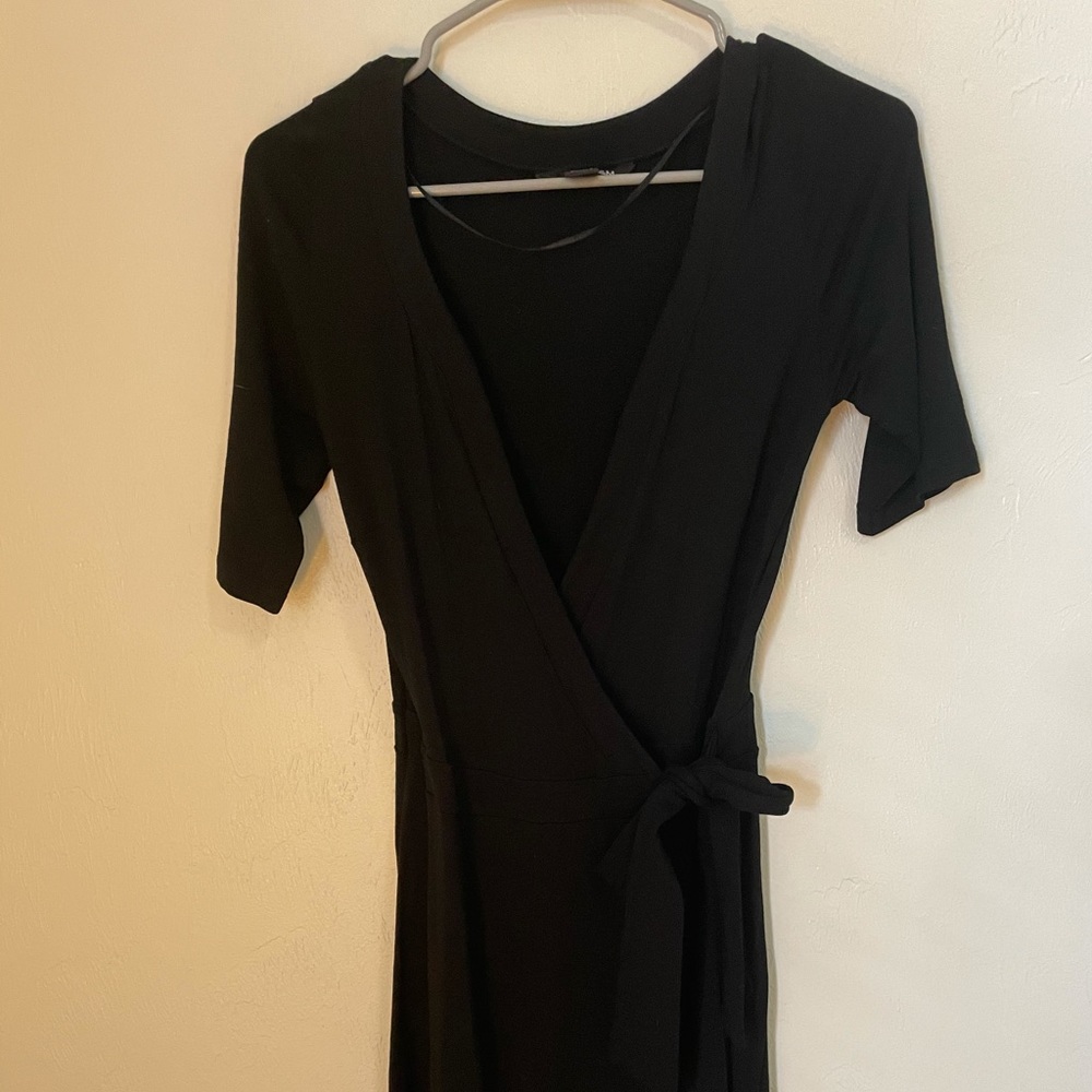 2/$20 H&M Black Wrap Dress